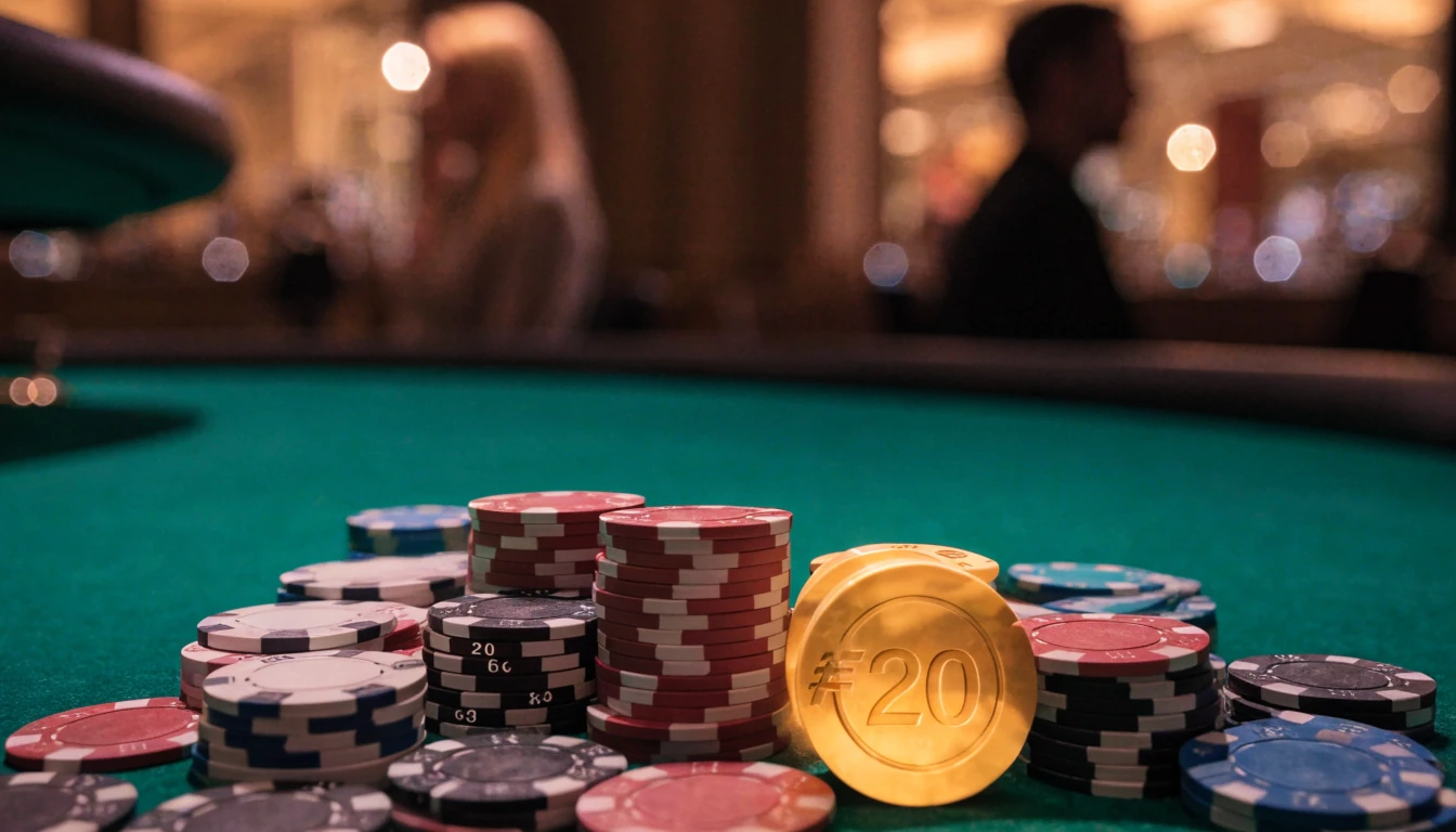 €20 bonus zonder storting bij een casino: uitleg