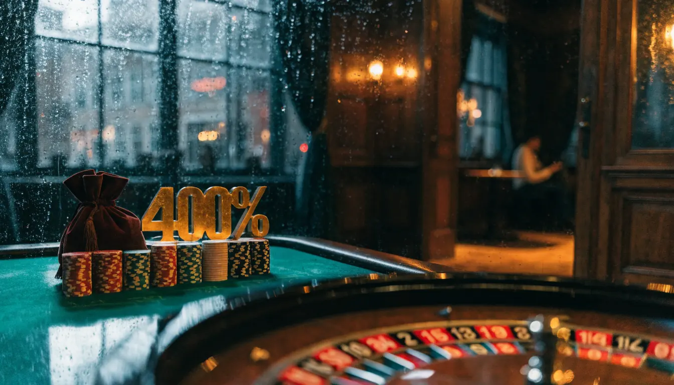 Online casino met 400% bonus: voorwaarden uitgelegd