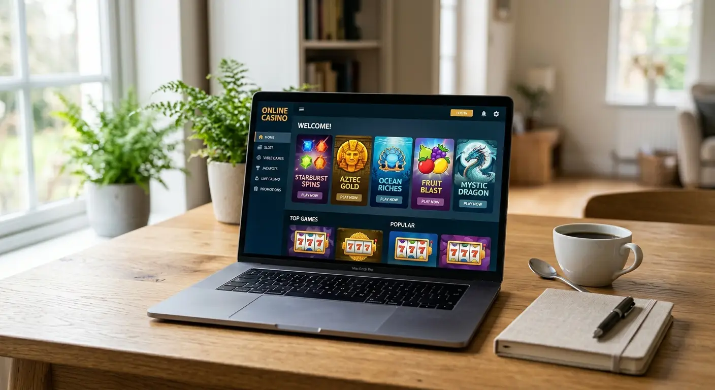 Beste online casino zonder Cruks Nederland 2026 gids op laptop